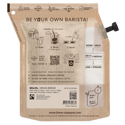 The Brew Company Instant kava Brazilija u vrećicama, 22 g