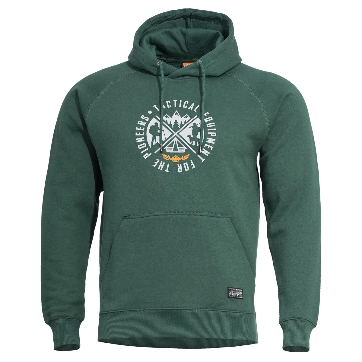 Pentagon Phaeton Hood muški pulover s kapuljačom "Pioneers", SpringBok Green