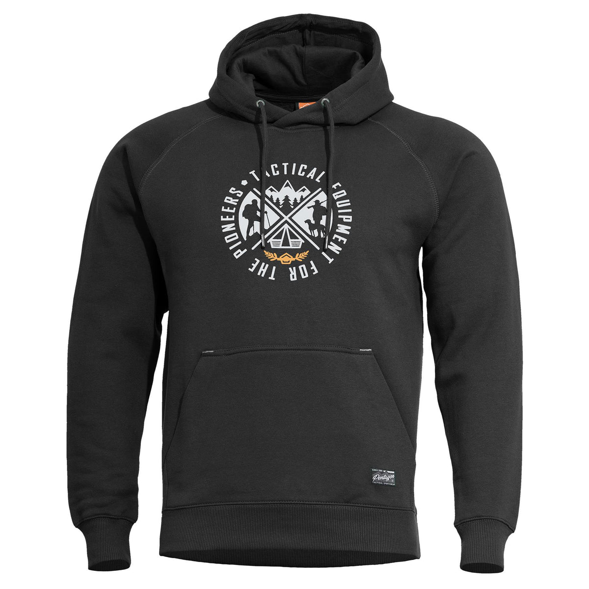 Pentagon Phaeton Hood muški pulover s kapuljačom "Pioneers", black