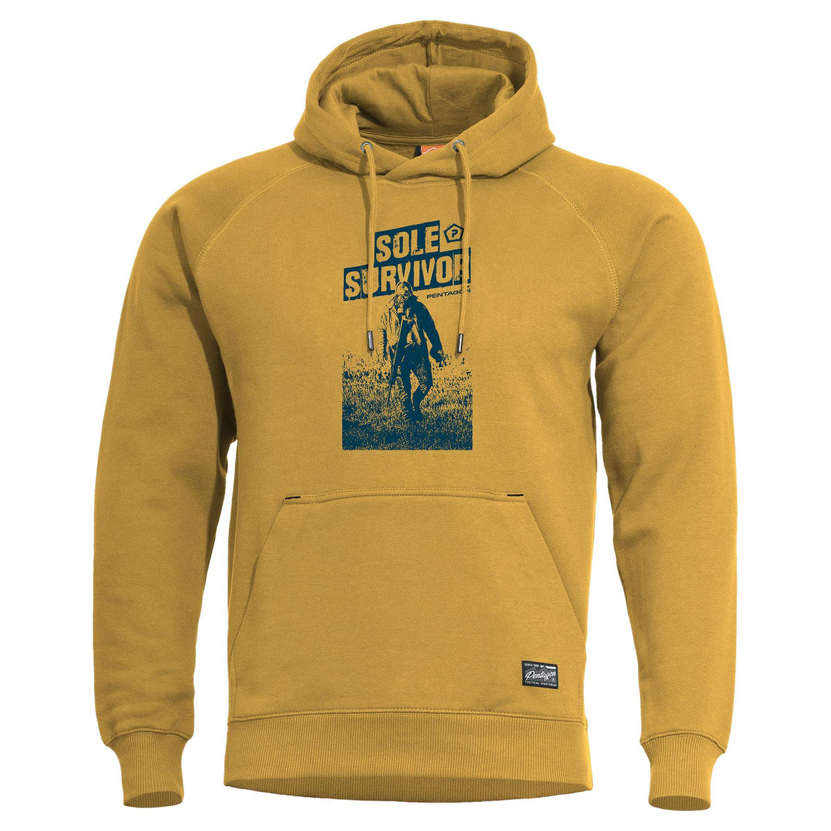 Pentagon Sole Survivor pulover s kapuljačom, Tuscan Yellow