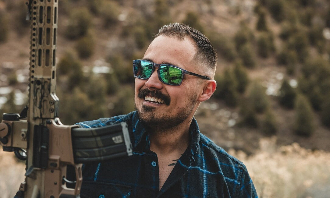 Wiley X Axe sunčane naočale Captivate Polarized Green Mirror/Gloss Crystal Grey