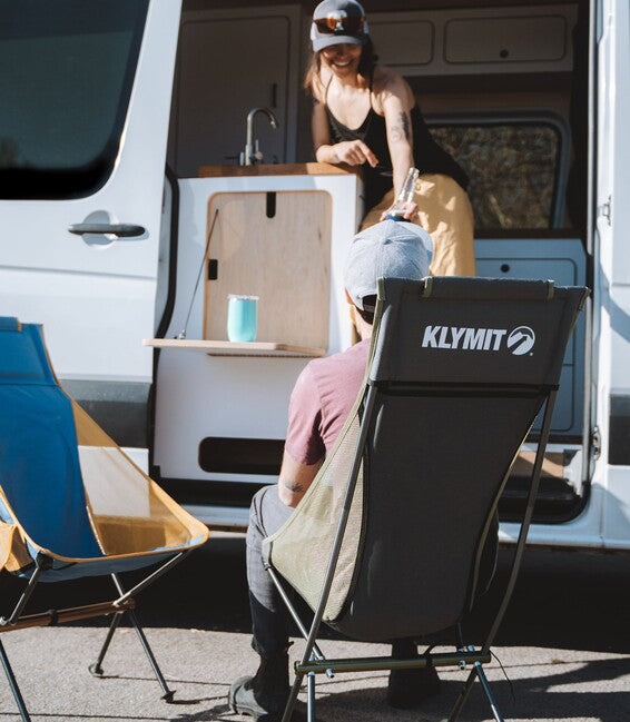 Klymit Ridgeline kamping stolica, plava
