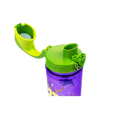 Nalgene Grip-n-Gulp Sustain dječja boca za vodu 0,35 L, purple jackalope