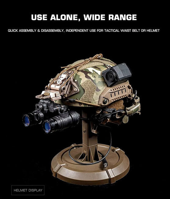 DRAGOWA Tactical Ocelot podesivi stalak za taktičku opremu, crni