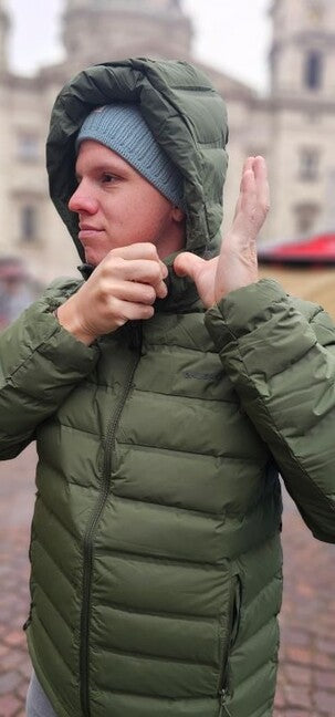 HUSKY Donnie muška perjana jakna, khaki