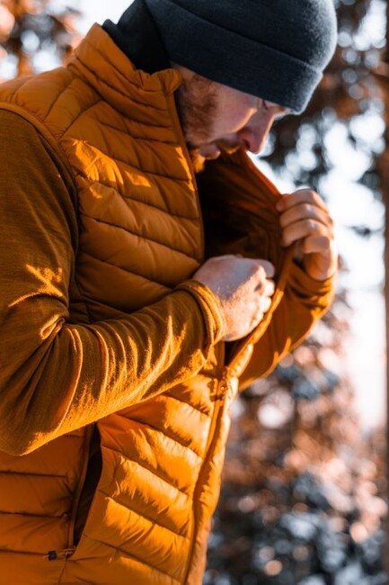 HUSKY Dresles muški prsluk, boje senfa