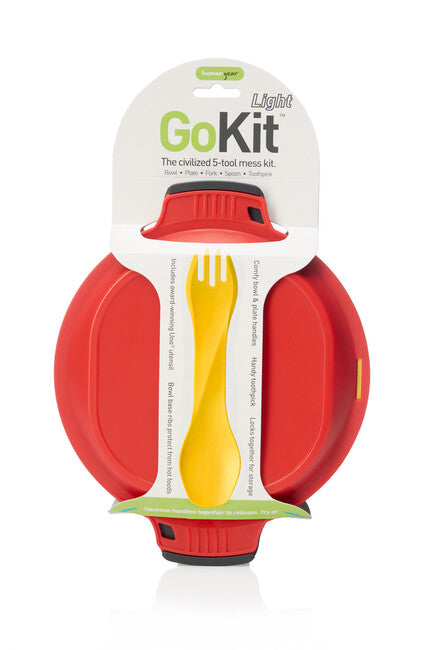 Humangear GoKit Basic kutija za ručak, ugljeno-crvena