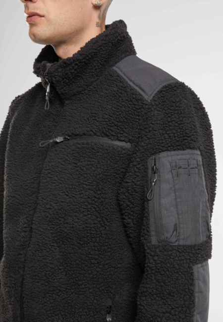 Brandit Ramble flis jakna muška Teddyfleece, crna