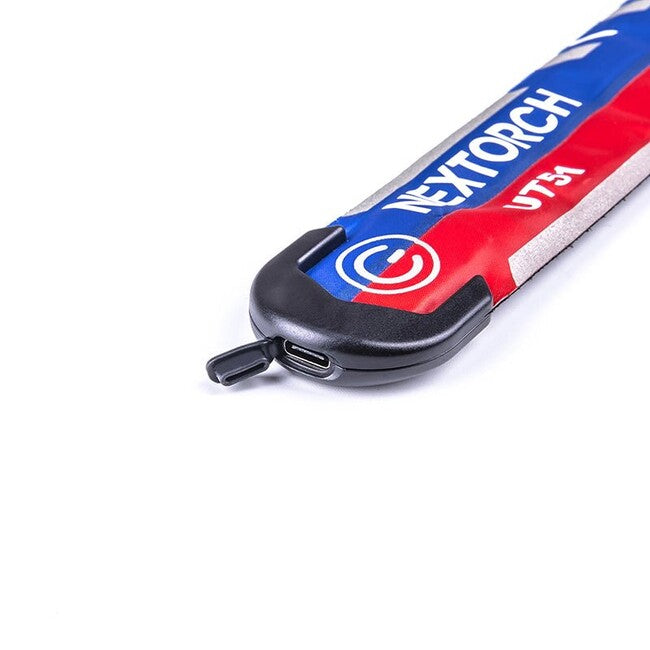 NexTorch® UT51 treptajuća sigurnosna traka, crveno-plava