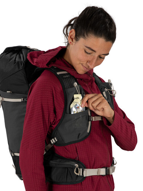 OSPREY TEMPEST VELOCITY 30 turistički ruksak, dark charcoal/chiru tan
