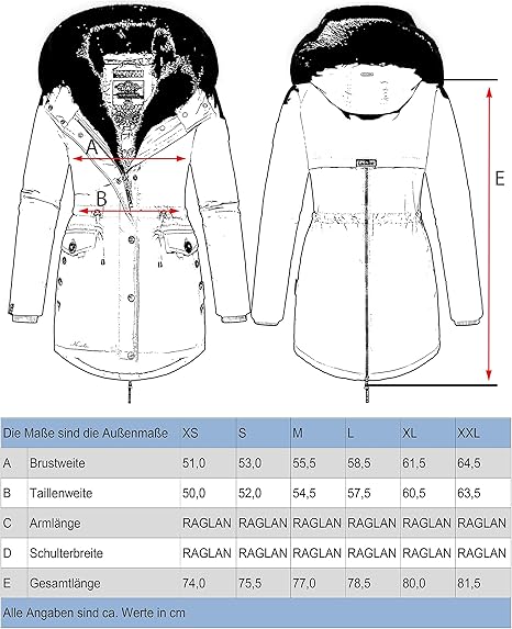 Navahoo Sweety Deluxe parka zimska ženska, crna
