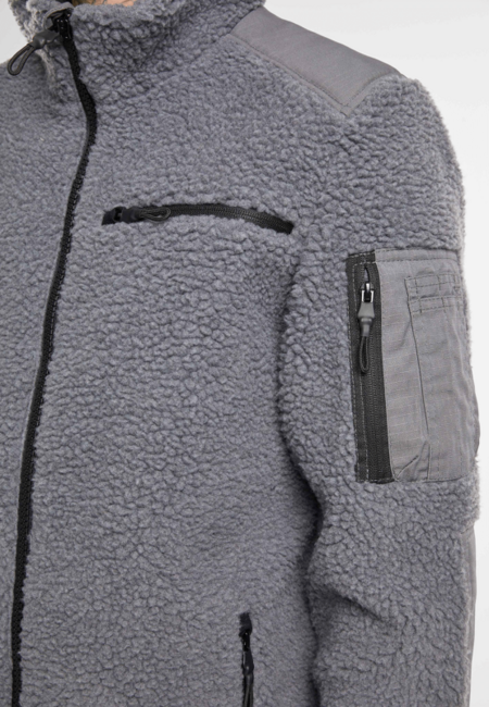 Brandit Ramble flis jakna muška Teddyfleece, antracitna