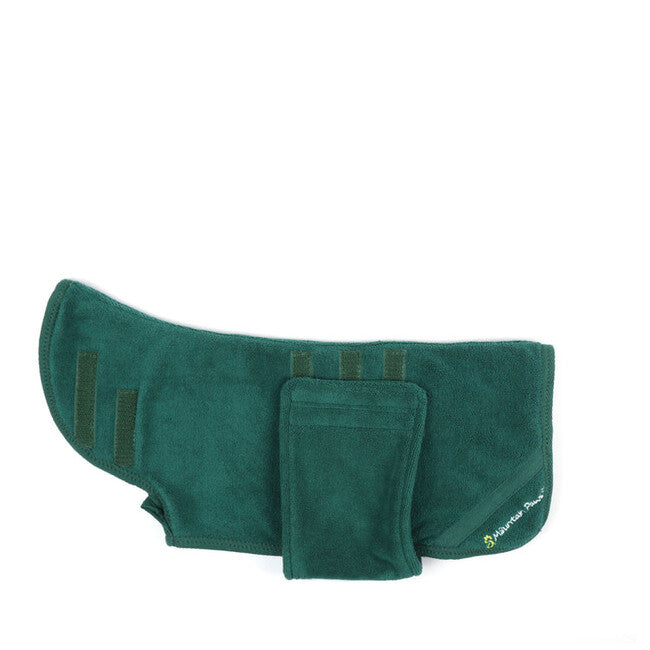 Mountain Paws Dog Robes halat za pse srednji, zeleni