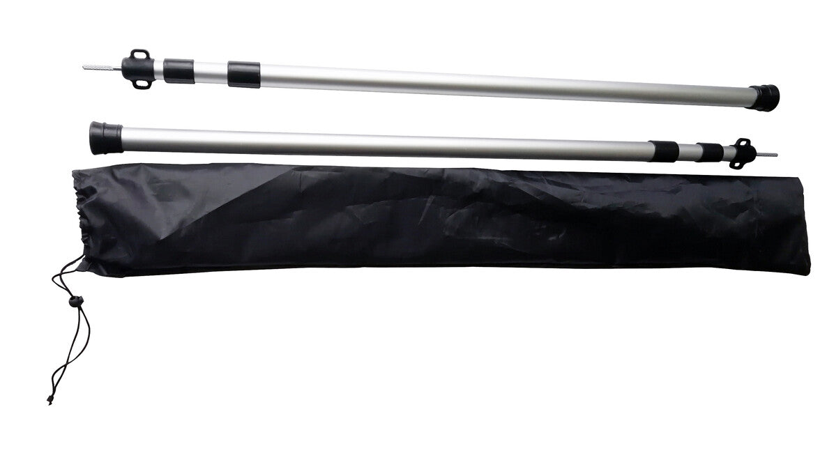 BasicNature Teleskopski štapovi alu, mali, 80-180 cm, 2 kom