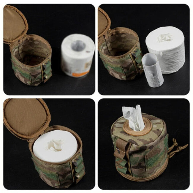 Leguon Nomad Roll torba za pohranu role papira, crna