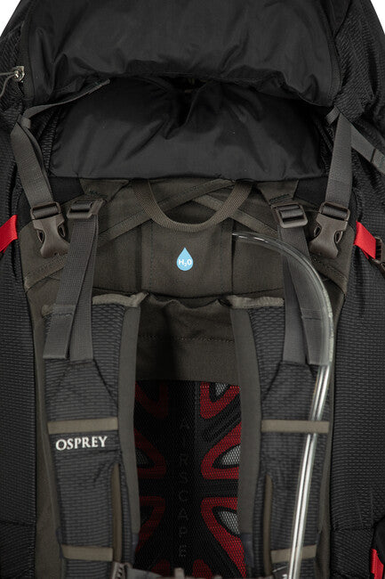OSPREY AETHER PLUS 100 turistički ruksak, crni