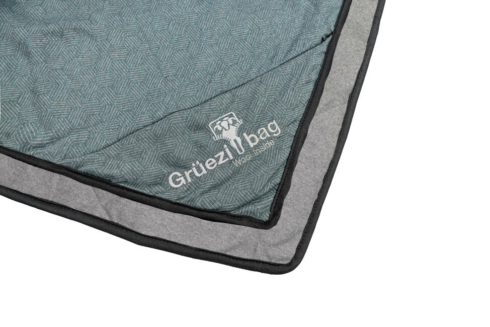 Grüezi-Bag Wellhealth Grüezi vunena deka sivoplava deluxe