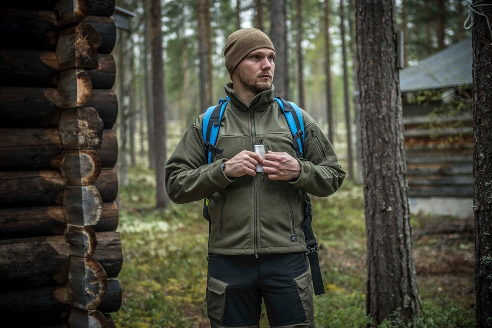 Helikon-Tex Classic Army ojačana flis jakna, maslinasto zeleno-crna