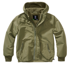 Brandit Windbreaker dječja frontzip jakna, maslinasto zelena