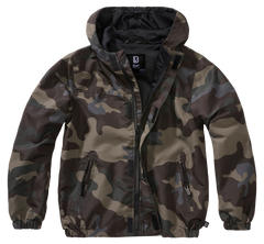 Brandit Summer Frontzip Windbreaker jakna dječja, darkcamo