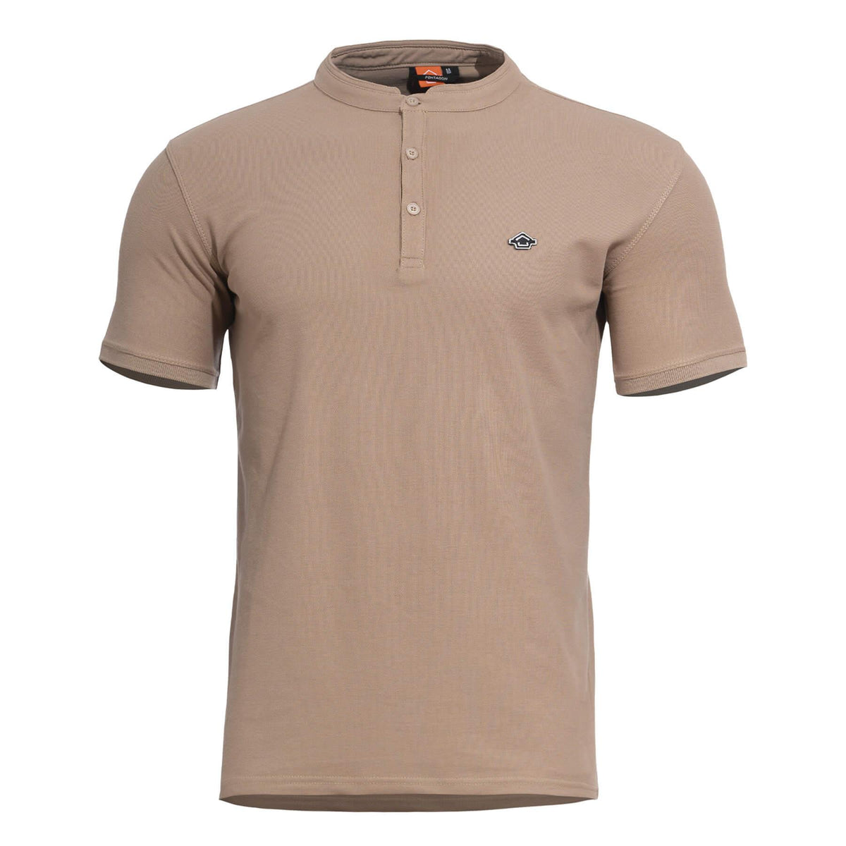 Pentagon Levantes Henley majica s gumbima, tan brown