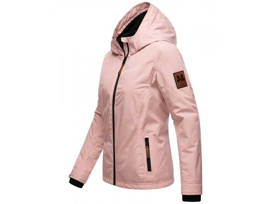 Marikoo BROMBEERE ženska prijelazna jakna s kapuljačom, Powder rose