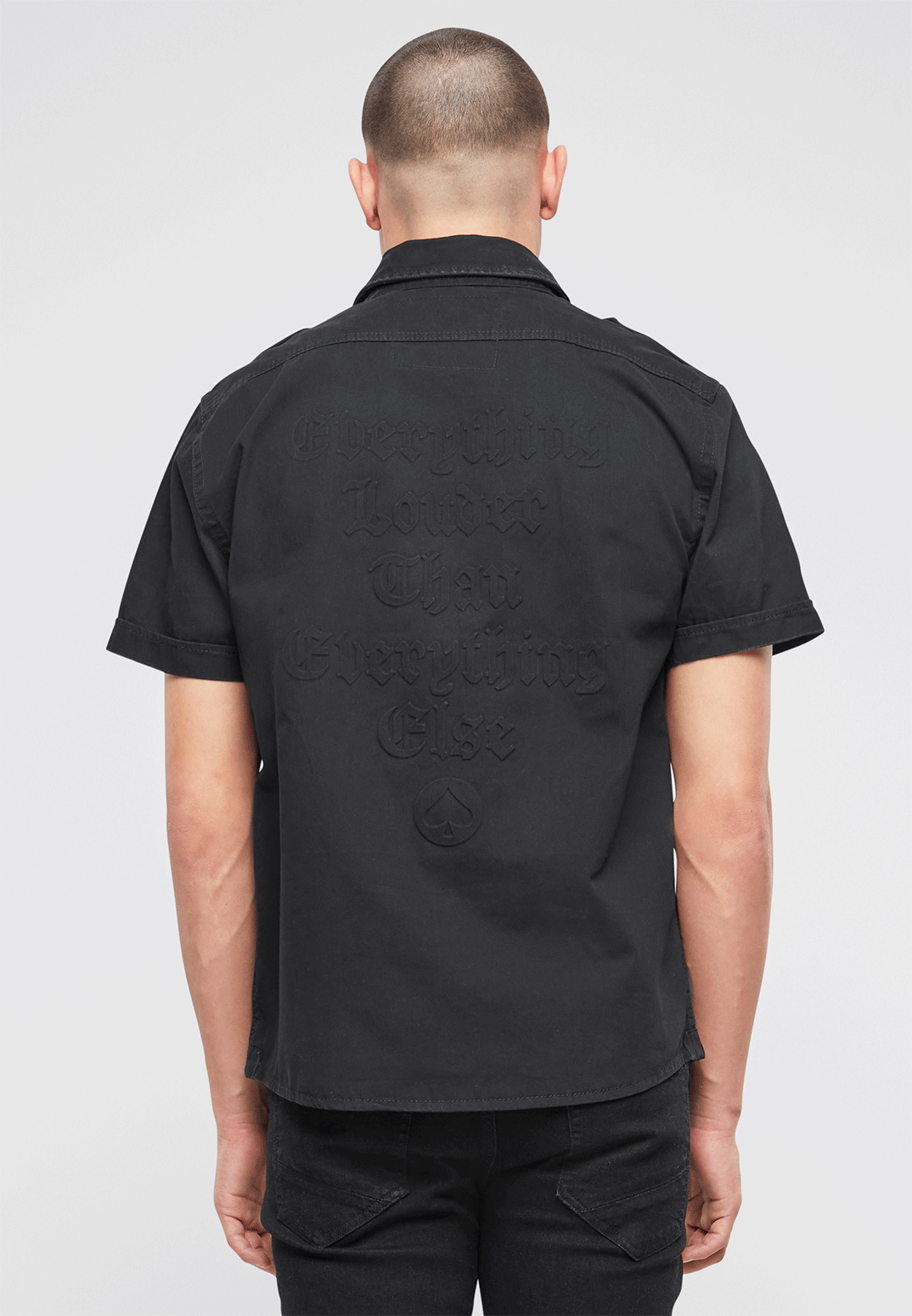 Brandit Motörhead Vintage košeľa s krátkymi rukávmi, čierna