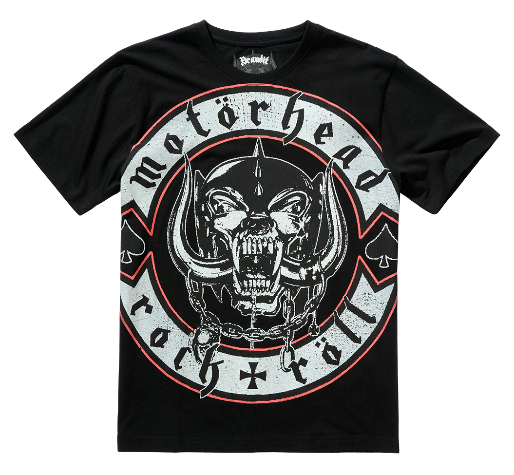 Brandit Motörhead tričko Rock Röll, čierna