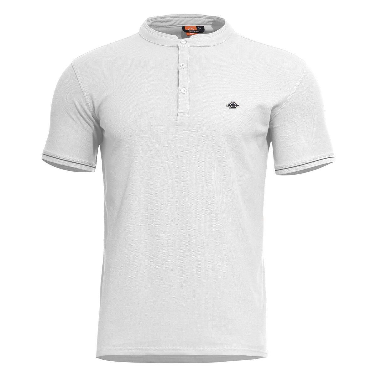 Pentagon Levantes Henley majica s gumbima, bijela