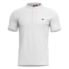 Pentagon Levantes Henley majica s gumbima, bijela