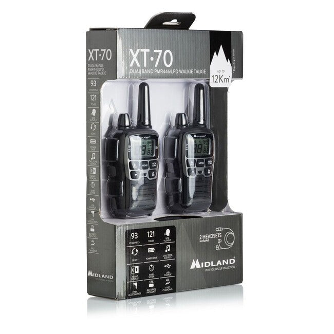 Midland PMR XT70 radio - 2 kom