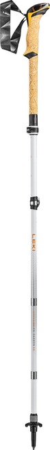 LEKI Cressida FX Carbon AS treking palice, bijela-mango-srebrna, 100 - 120 cm