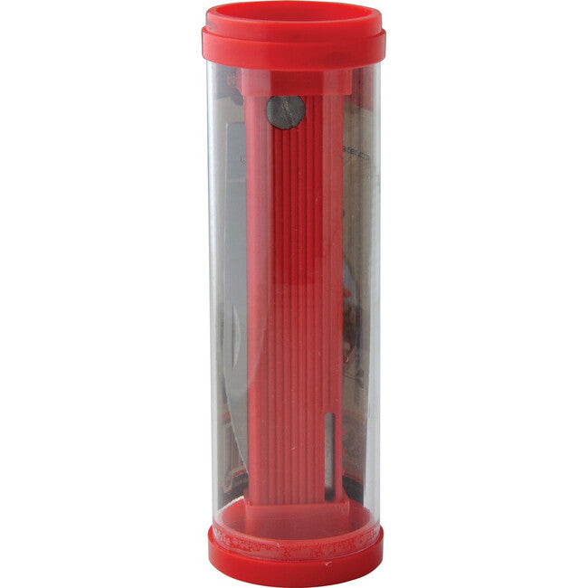 Baladeo ECO351 Papagayo džepni nož, oštrica 7,5 cm, čelik 420, ručka TPE, crvena