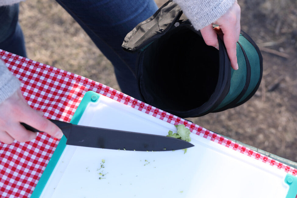 Coghlans Pop-Up Stuffbag kamping koš za smeće mini, 3 l, tamnozeleni