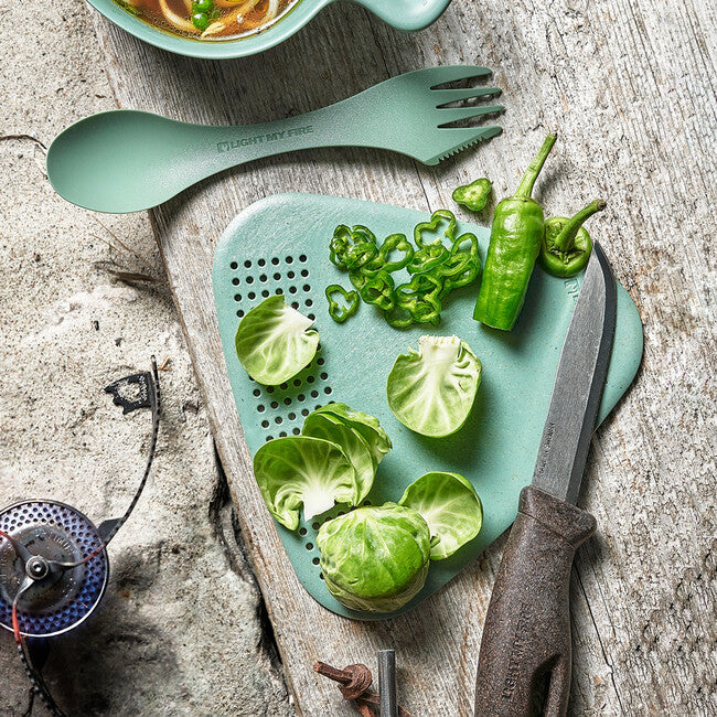 LIGHT MY FIRE CuttingBoard 2in1 daska za rezanje, zelena
