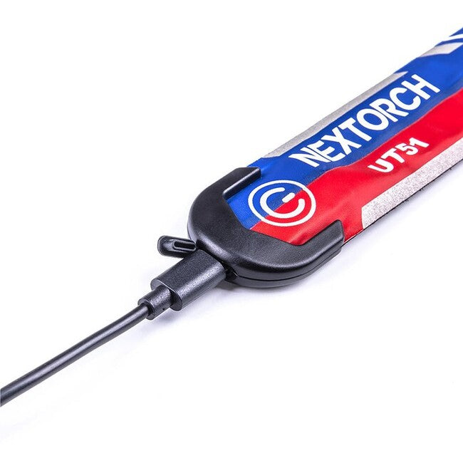 NexTorch® UT51 treptajuća sigurnosna traka, crveno-plava