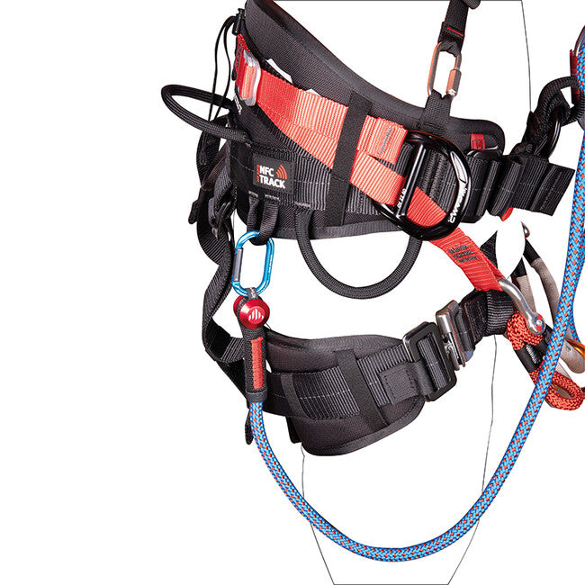 CAMP GYRO uže za pozicioniranje oko debla s rotirajućim obručem i pomoćnom zateznom koturačom Lanyard Single + 2 × 2125 5 m
