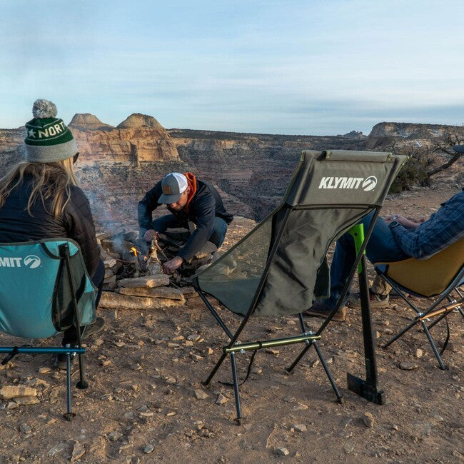 Klymit Ridgeline kamping stolica, siva