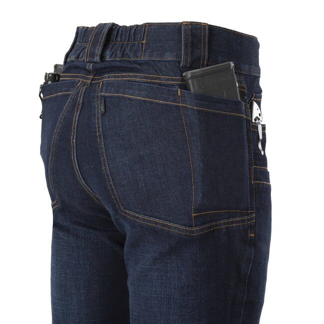 Helikon-Tex GREYMAN traper hlače taktičke Slim Denim Mid, Dark Blue