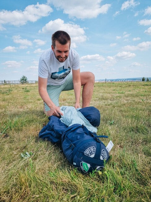 HUSKY Mantilla ultralagana trosezonska vreća za spavanje -5, tamnoplava