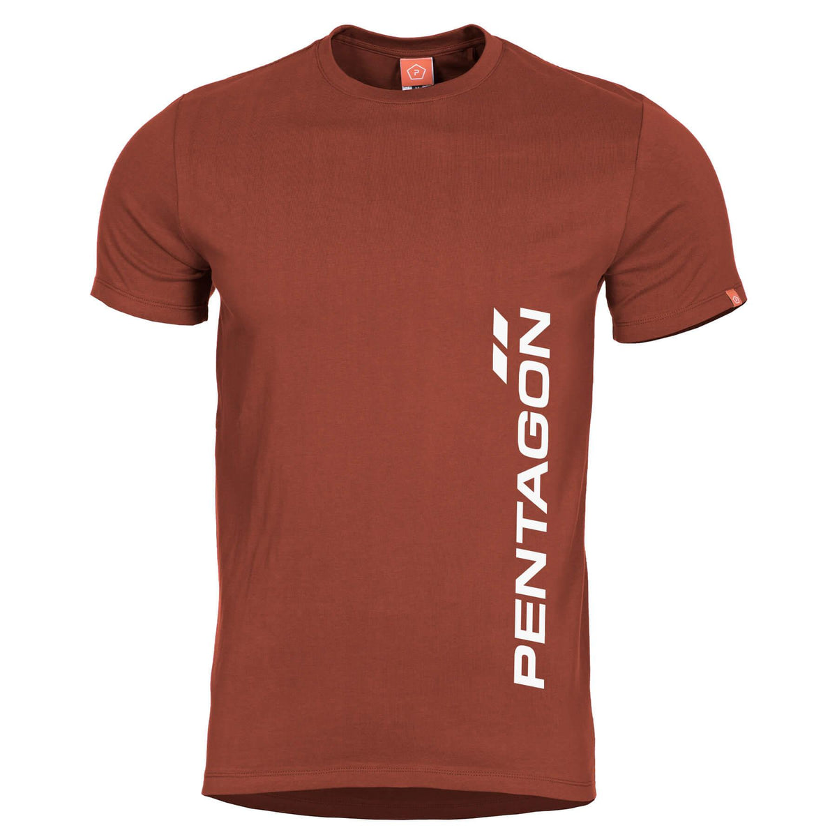Pentagon Ageron Vertical majica, maroon red