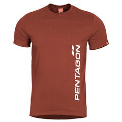 Pentagon Ageron Vertical majica, maroon red
