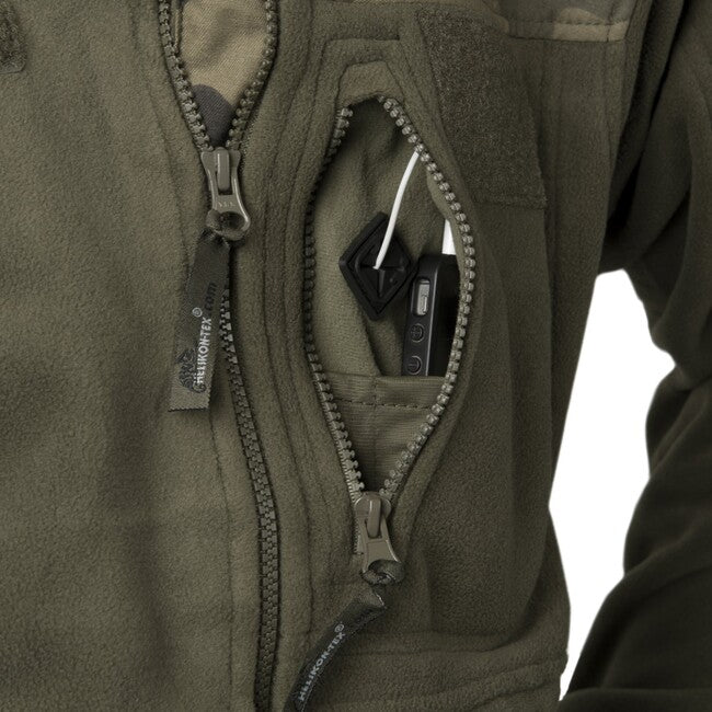 Helikon-Tex Infantry flis jakna, crna Woodland, 330g/m2