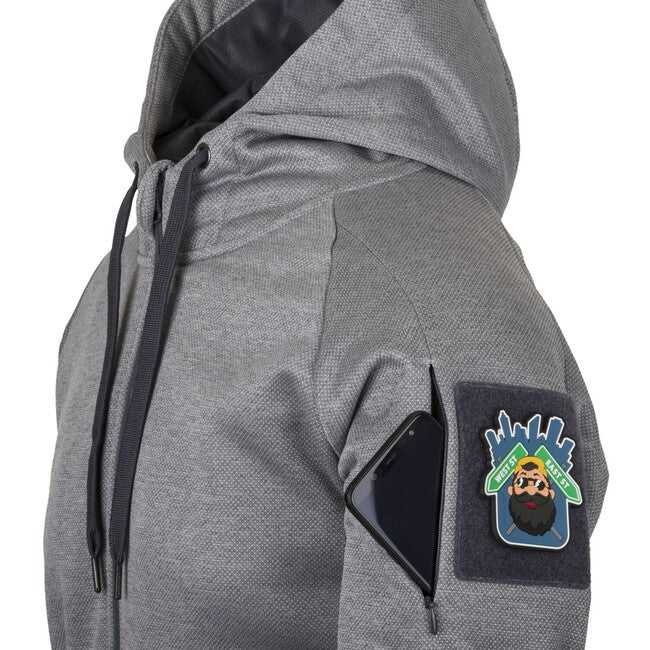 Helikon-Tex URBAN TACTICAL HOODIE pulover FullZip, Melange Grey