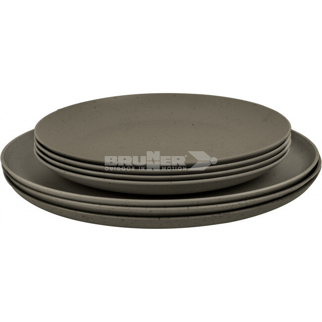 Brunner Lunch Box Pla Tierra kamping posuđe Set, smeđi