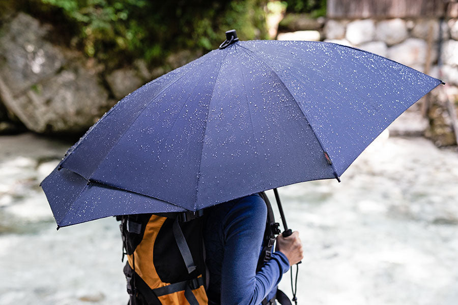 EuroSchirm Swing Backpack Rain Shield kišobran na ruksak, plavi