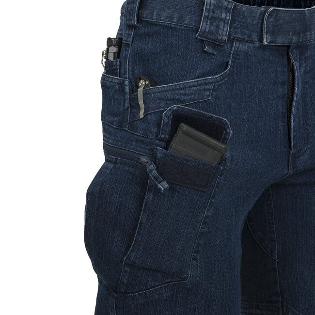 Helikon-Tex UTS kratke taktičke hlače 11" Denim Stretch, Marine Blue