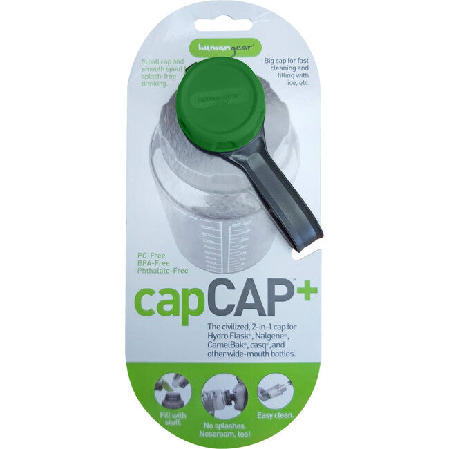 Humangear capCAP+ poklopac na bocu za, zeleni, promjer 5,3 cm