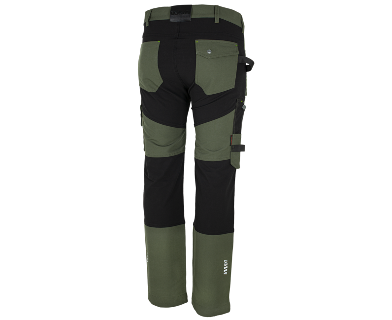 BENNON EREBOS WP radne hlače, zelene/crne