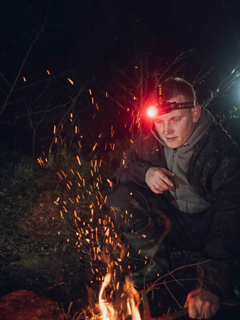 ArmyTek Wizard C2 WR naglavna svjetiljka LED s magnetskim držačem napajanje iz akumulatora 1100 lm 3 h 65 g, White & Red